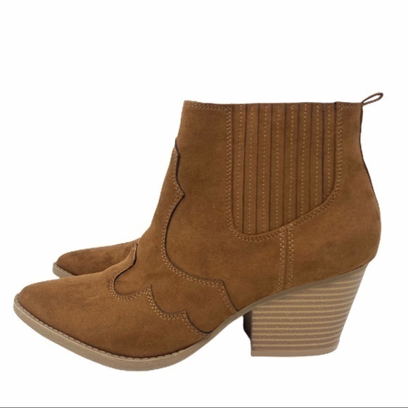 Kaari Blue Western Ankle Boots - Picture 3 of 11